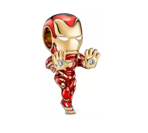 Charm Plata S925 Iron Man