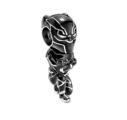 Charm Plata S925 Black Panter