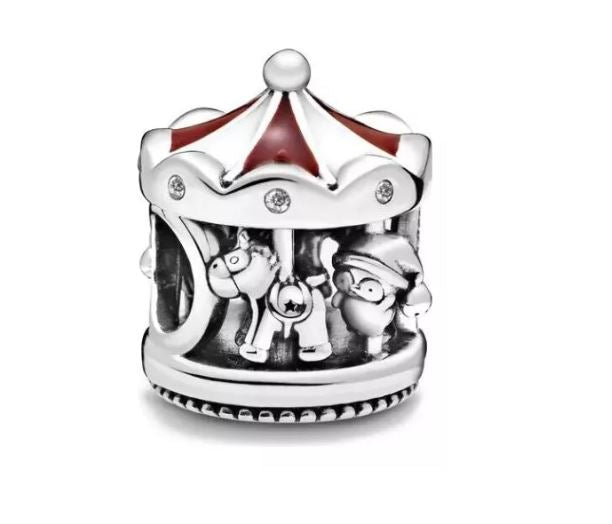 Charm Plata S925 Carrusel