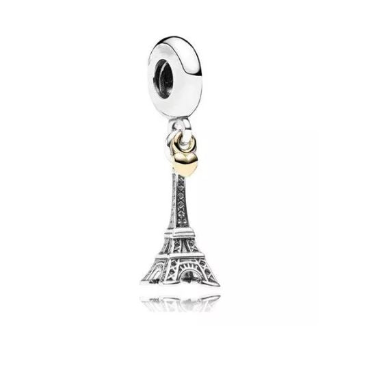 Charm Plata S925 Torre Eiffel