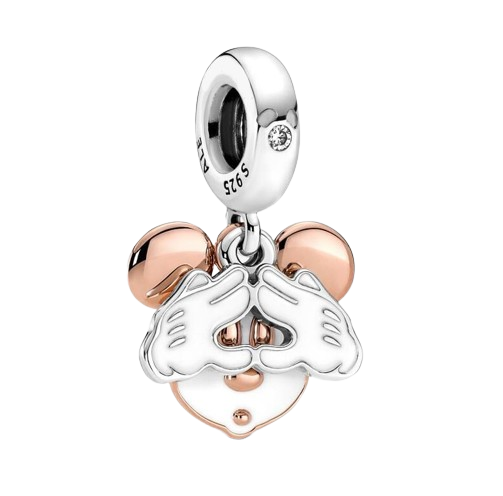 Charm Plata S925 Mickey Mouse Manos