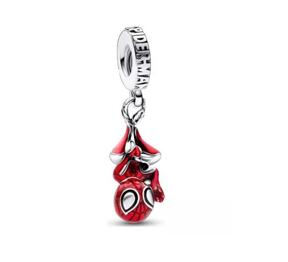 Charm Plata S925 Spiderman Colgado