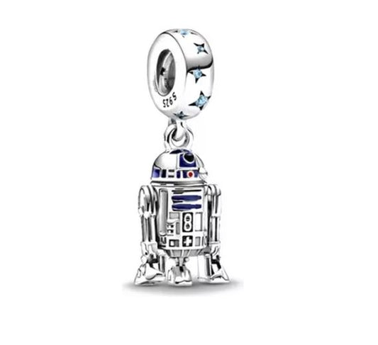 Charm Plata S925 R2D2