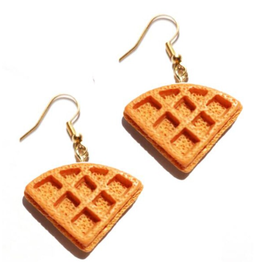 Aretes Resina Waffles