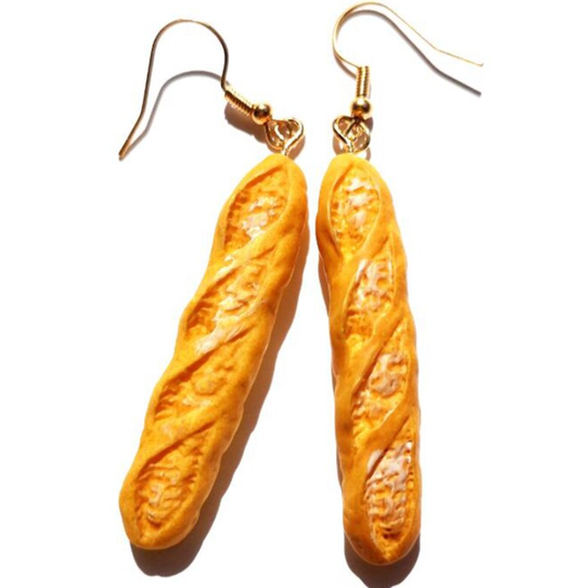 Aretes Resina Baguette