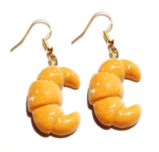 Aretes Resina Croissant