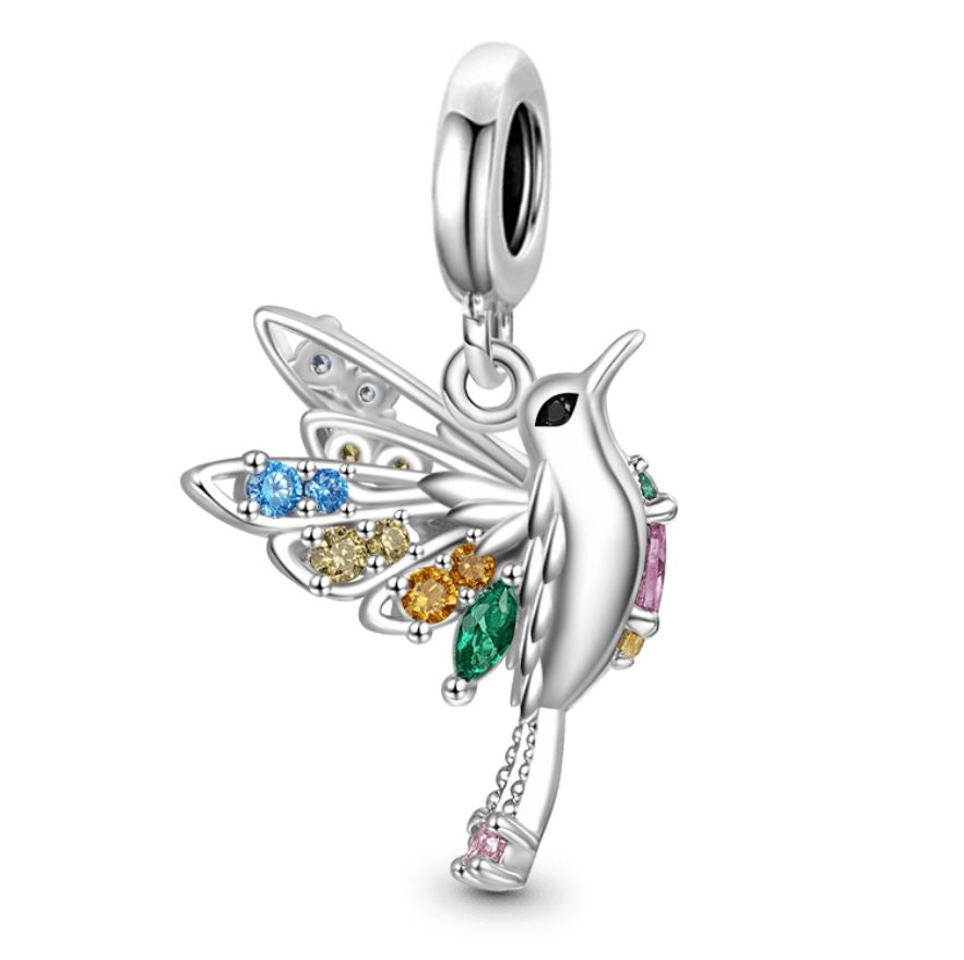 Charm Plata S925 Colibrí 3