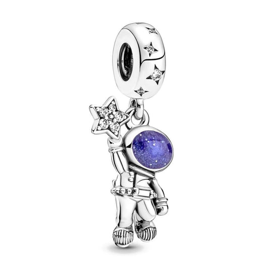 Charm Plata S925 Astronauta