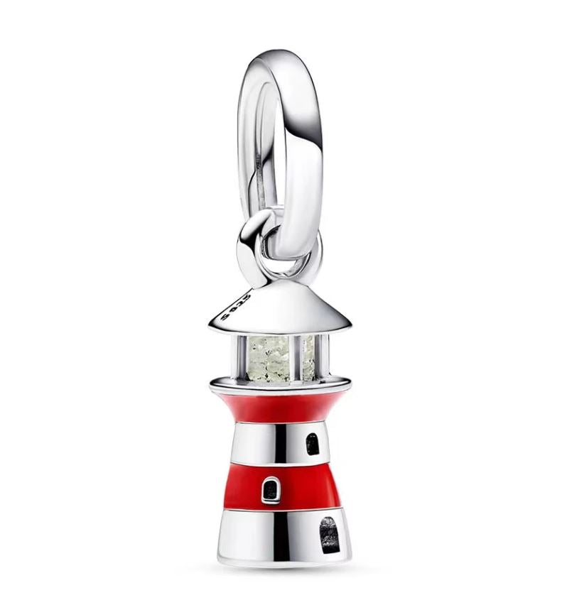 Charm Plata S925 Faro Luz