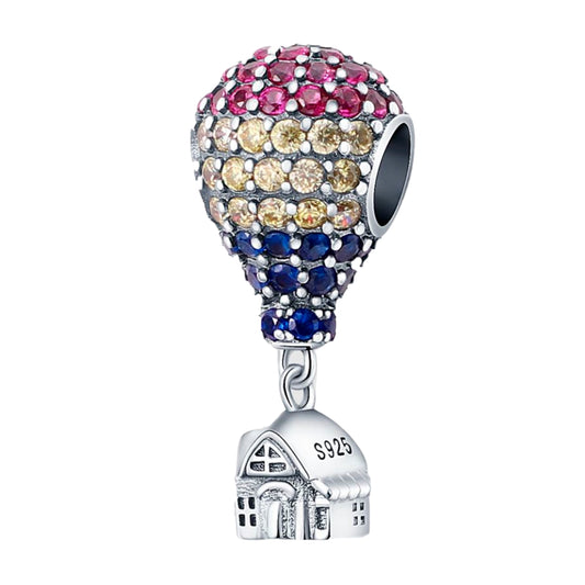 Charm Plata S925 Globo Casa 1