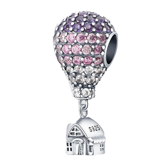 Charm Plata S925 Globo Casa 2