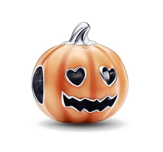 Charm Plata S925 Calabaza Halloween