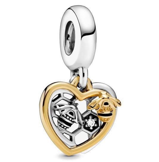 Charm Plata S925 Abejas