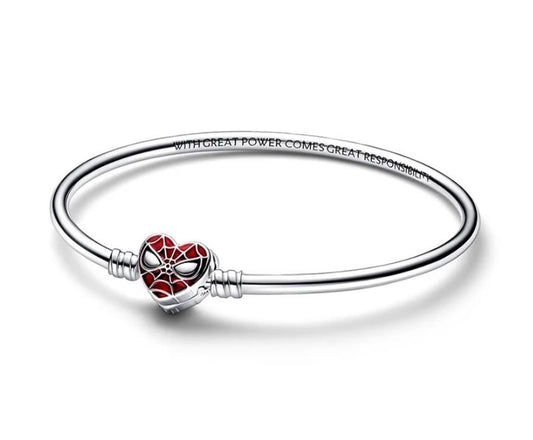 Pulsera Plata S925 Spiderman