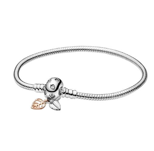 Pulsera Plata S925 Hojas