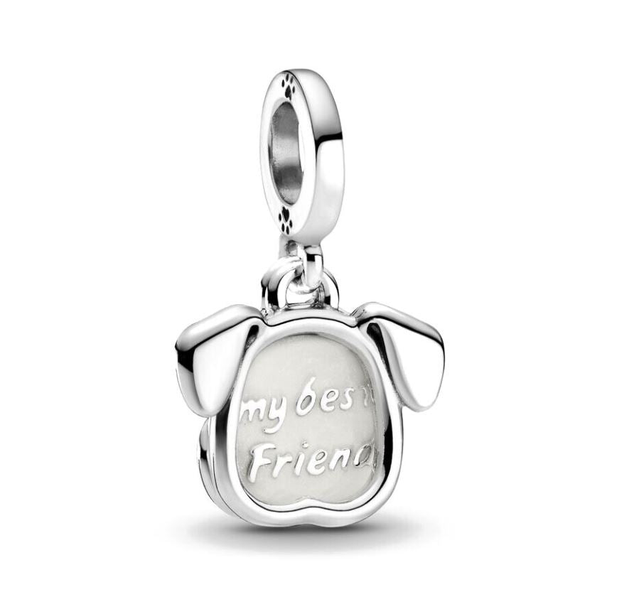 Charm Plata S925 My Best Friend Perro