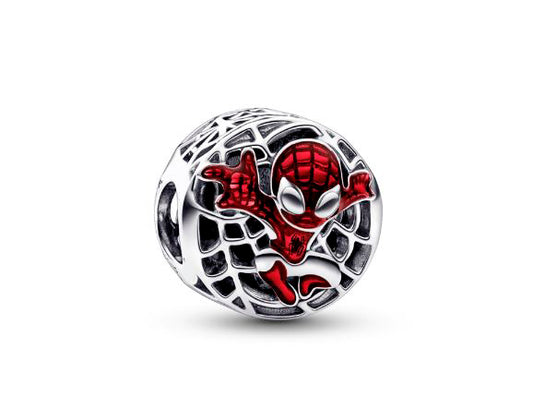 Charm Plata S925 Spiderman Saltando